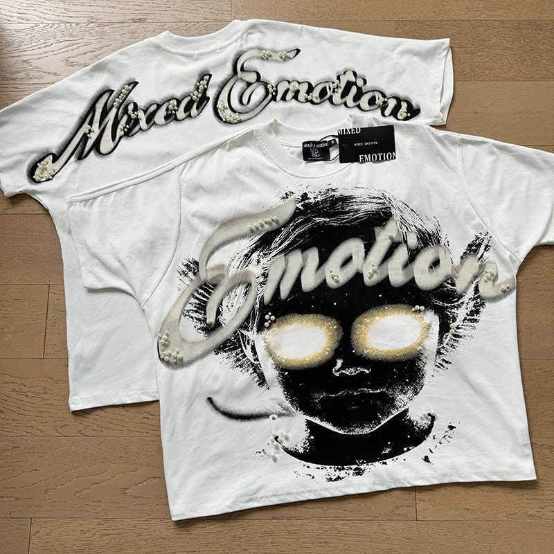 Mixed Emotion Graphic T-Shirt