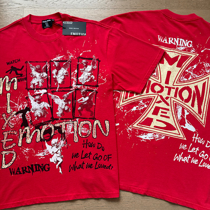 Mixed Emotion Graphic T-Shirt