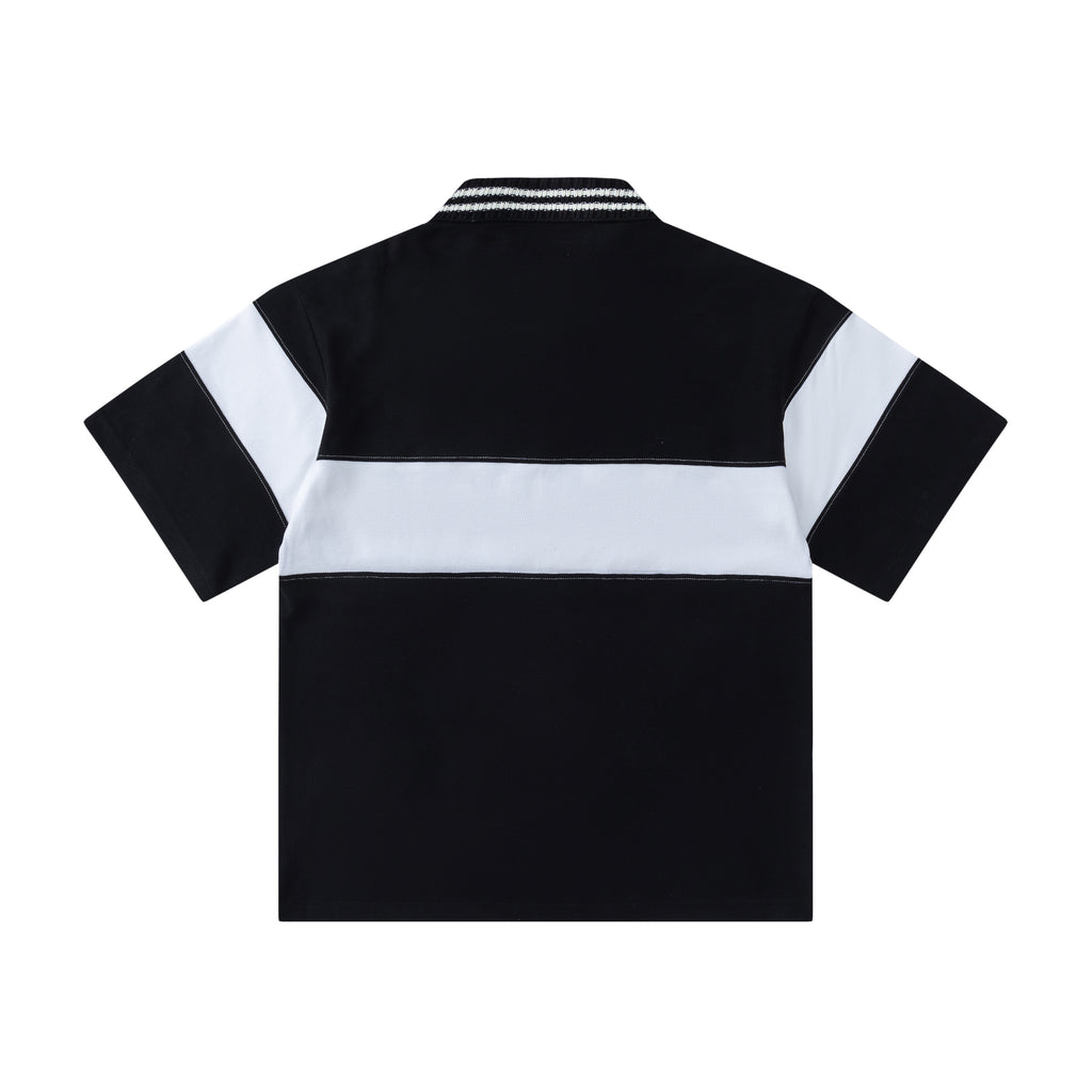 AMIRI Arts District Embroidered Cotton Piqué Polo