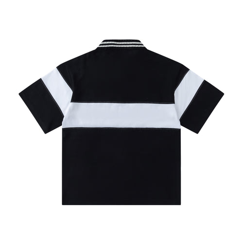 AMIRI Arts District Embroidered Cotton Piqué Polo