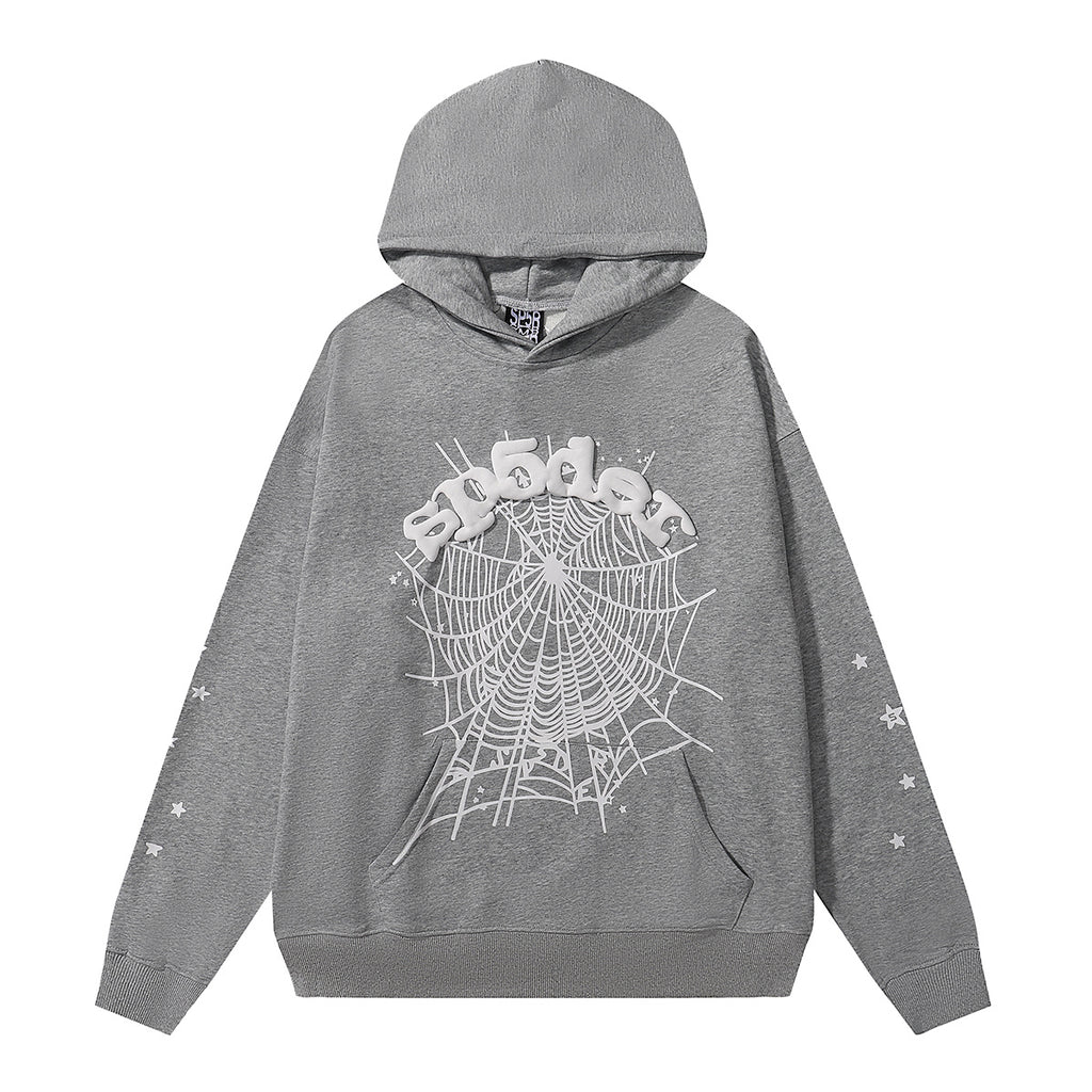 Sp5der "OG Web" Gray & White Set