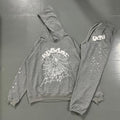 Sp5der "OG Web" Gray & White Set